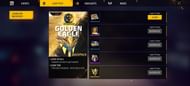 Golden Eagle Backpack as a login reward in Free Fire MAX (Image via Garena)